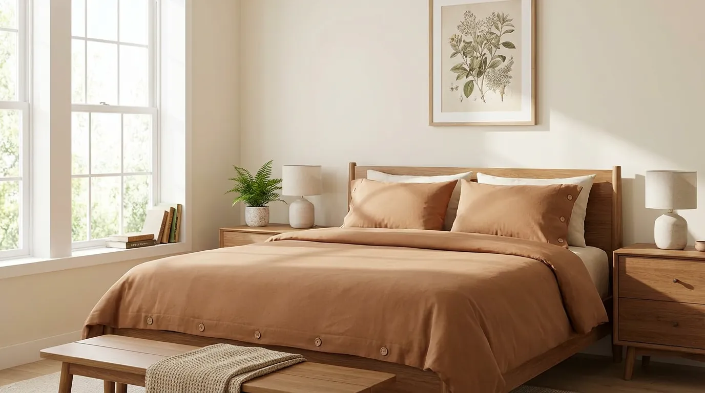 REGINA- Nevresim Takımı (Kiremit)