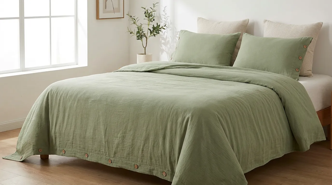 REGINA- Nevresim Takımı (Haki)