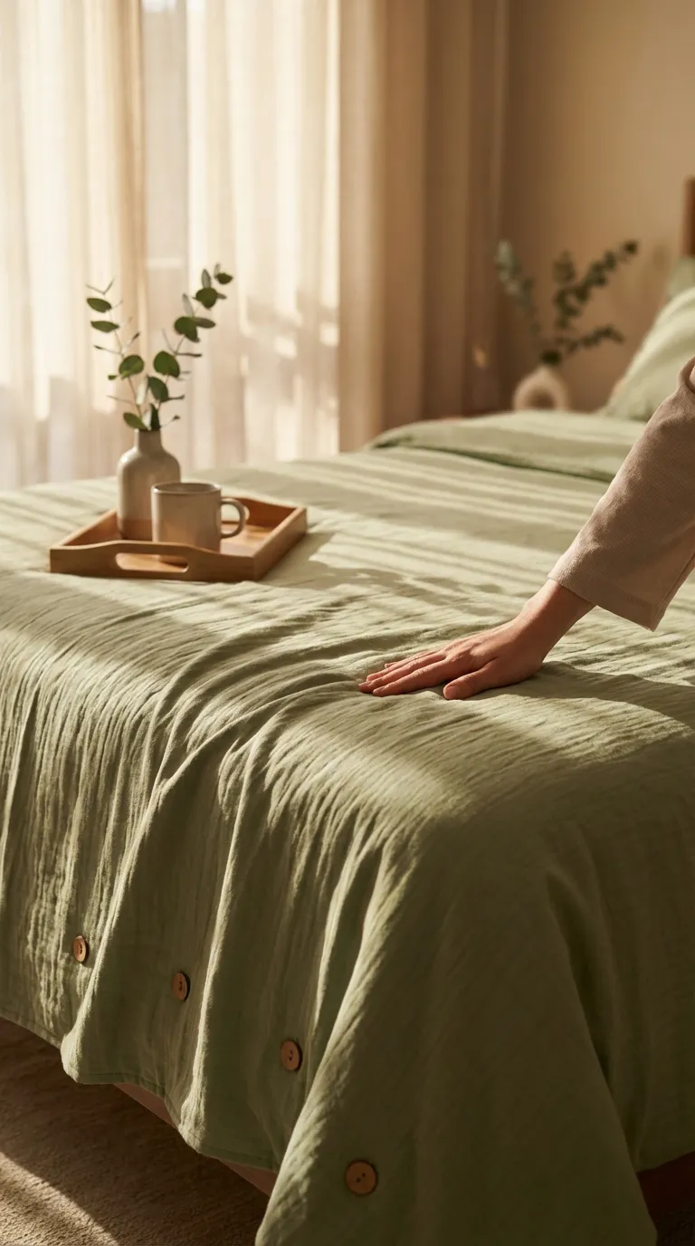 REGINA- Nevresim Takımı (Haki)